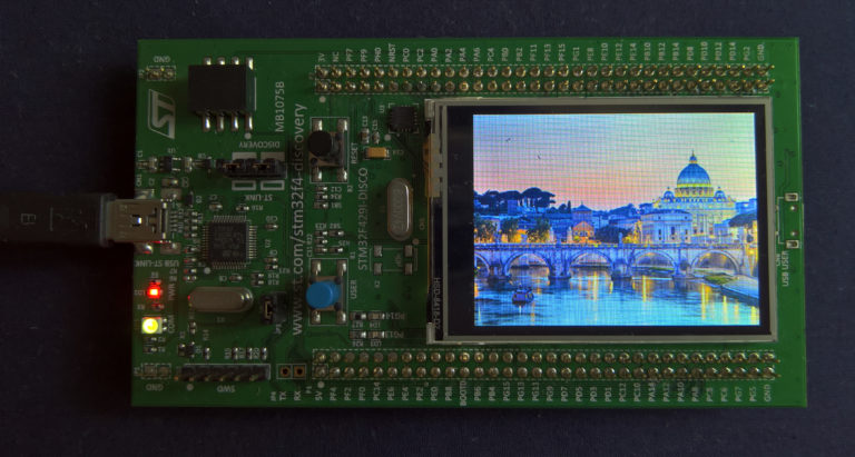 STM32 Using The LTDC Display Controller Hello World